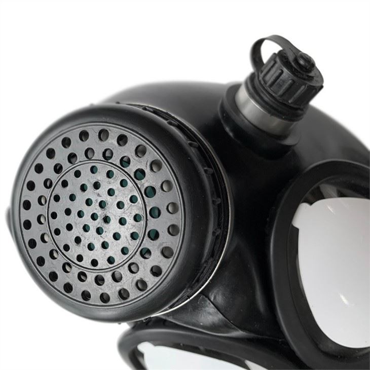Gas Mask With CS Protection Filters And Canteen