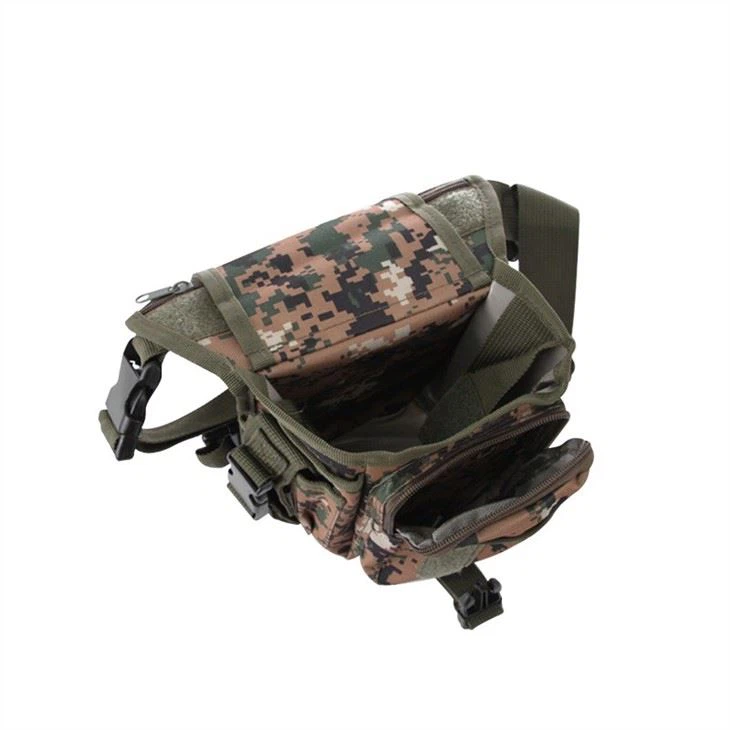 Black Multi-Function Outdoor Military Training Leg Bag Backpack For Tactical