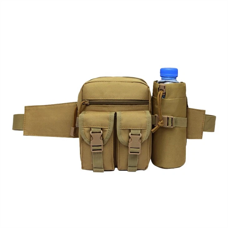 Olive Green Army Field Portable Tactical Waist Backpack Water Bottle Bag For Outdoor Camping